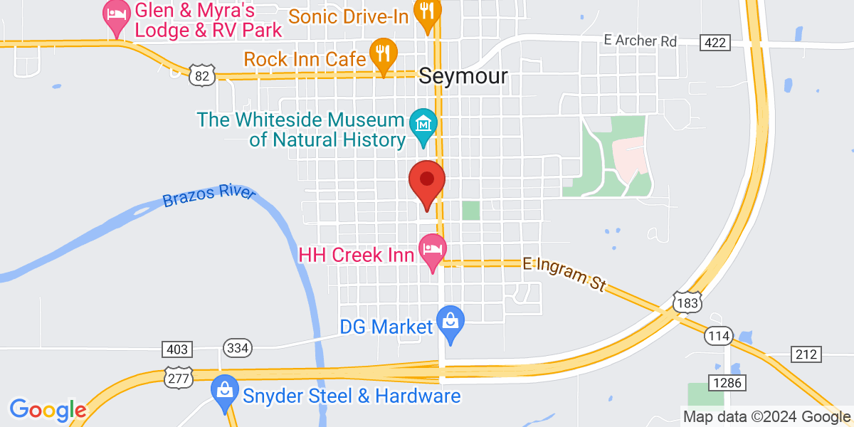 Map of Baylor County Free Library